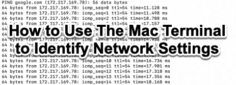 Как использовать терминал Mac для определения настроек сети