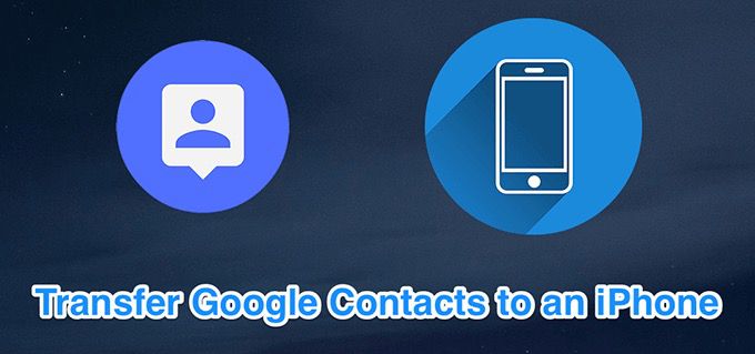 Как перенести контакты Google на iPhone