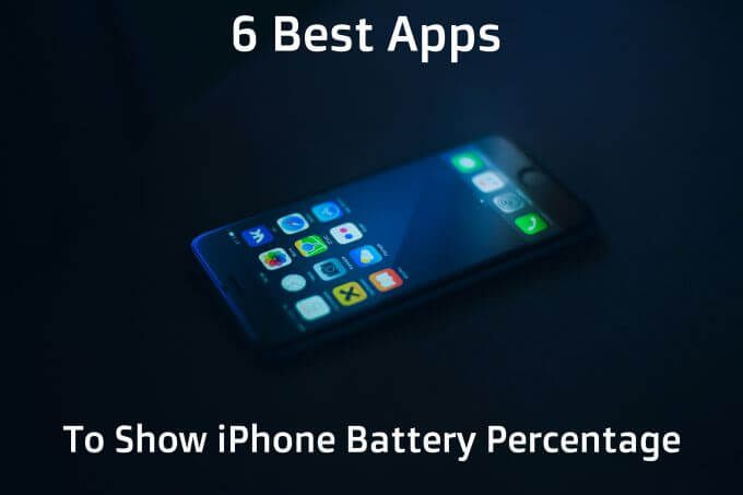 6 лучших приложений, показывающих процент заряда батареи iPhone