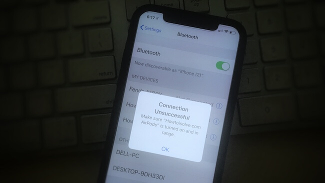 iPhone XS Max не подключается к Bluetooth или “не удается подключиться”