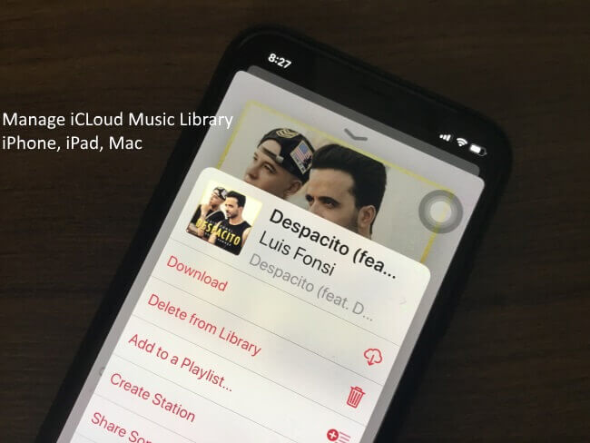 Как включить или выключить музыкальную библиотеку iCloud на iPhone X, 8/8 Plus