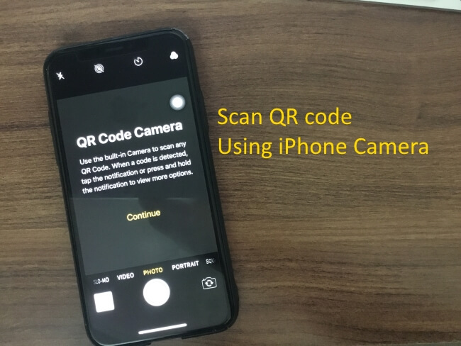 Как сканировать QR-код из Центра управления в iPhone 12/11 / XR / X / 87/6