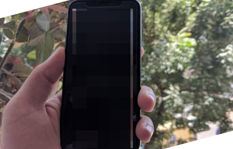 Исправить мерцающие линии экрана iPhone XS Max, мигание черного / белого экрана