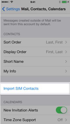 Как импортировать контакты в iPhone со старой SIM-карты на новую SIM-карту