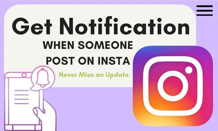 Как получать уведомления, когда кто-то публикует, история в Instagram