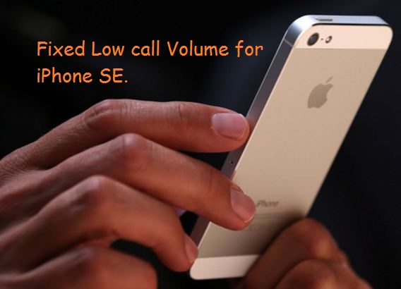 Исправить проблемы с низкой громкостью звонков на iPhone SE