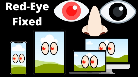 Устранение эффекта красных глаз с фотографий на MacBook Mac, iPhone, iPad (эффект красных глаз)