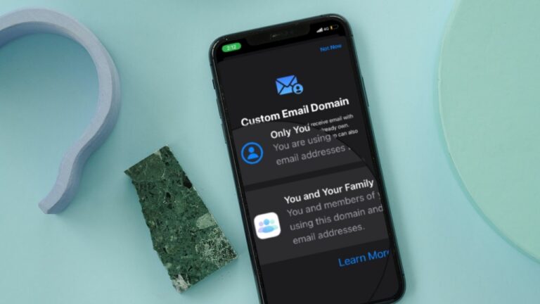 Настройка пользовательских доменов электронной почты с помощью iCloud Mail на iPhone