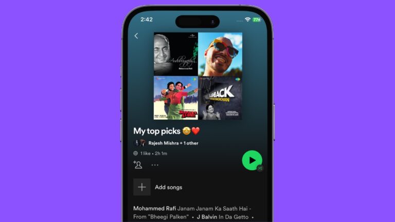 Исправить совместный плейлист Spotify, не работающий на iPhone или Android
